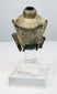 15th–18th century royal Buddha head with decorative crown, tranquil expression, and aged bronze surface