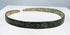Ancient zoomorphic bronze bracelet with green, blue-green, brown, and earthen deposits