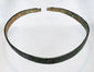 Ancient Iranian Plateau copper-alloy bracelet with stylized zoomorphic finials