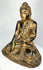 Thai Buddha Statue in Bhumisparsha Mudra — Hand-Carved Gilt Wooden Figure with Gem Inlays, 19th–Early 20th Century Temple Art | Relic and Rarity