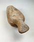Historic Byzantine terracotta oil lamp with open mouth human face