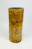 Traditional 19th-century bamboo betel nut lime vessel with fitted lid and base