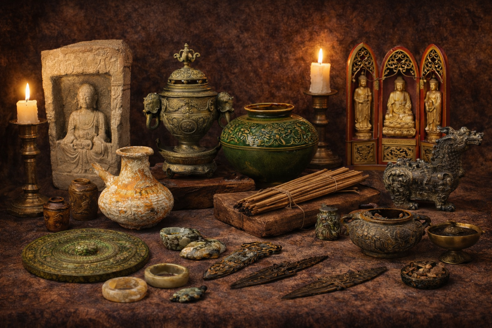 Objets anciens chinois et reliques impériales