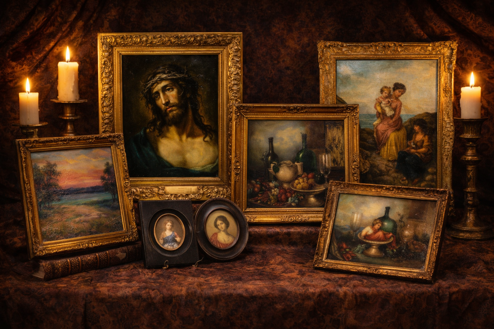 Art historique : peintures rares et objets de collection