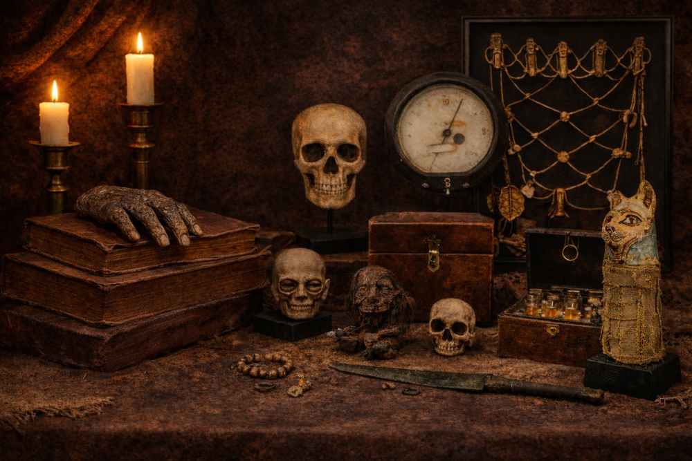 Bizarreries rares, curiosités et reliques uniques