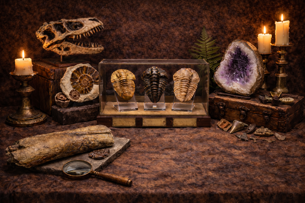 Fossiles, minéraux et reliques préhistoriques