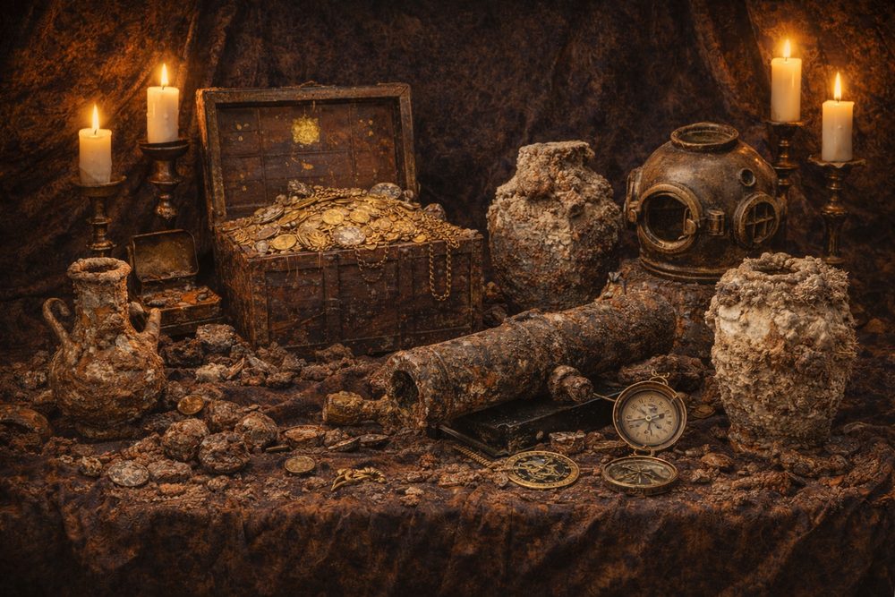 Trésors du naufrage : reliques maritimes