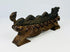 Porte-encens en bronze représentant un dragon chinois | Socle en bois dur sculpté | Fin de la dynastie Qing | Vers 1900-1930