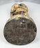 Reverse of an antique Chinese polychrome wooden sculpture
