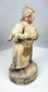 Chinese carved wood official wearing a broad-sleeved ceremonial robe