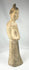 Tang style ceramic attendant figure with traces of pigment and natural wear