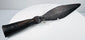 Antique Chinese Qing Dynasty spearhead with forged iron blade and aged surface patina