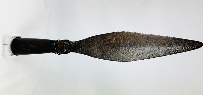 Qing Dynasty Eight Banners spear iron weapon reflecting warrior culture