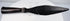 18th-century Chinese military spearhead with symmetrical leaf-form blade and natural aged patina