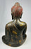 Antique hollow-cast bronze Buddha with original gilding remnants