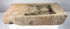 Early Chinese Buddhist temple brick with seated Buddha relief and naturally weathered archaeological surface