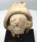 Ancient classical terracotta head fragment, circa 1st millennium BCE to 1st millennium CE, with serene expression and preserved sculptural details.