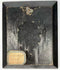 Back view of framed historical art with hanging loop and Fragonard label