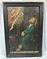 antique Christian devotional artwork showing Christ bound at the column