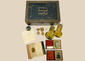 19th-century named iron strongbox containing preserved multi-generation military family archive