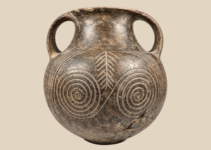 Early Etruscan Impasto Spiral Amphora | Circa 700–650 BCE
