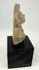 Ancient Indian terracotta votive figure, 3rd–6th century CE, stylized features, mounted on display base