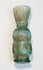 Pale blue-green Islamic glass vessel with iridescence and archaeological weathering