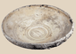 Authentic Byzantine sgraffito slipware bowl from the Eastern Mediterranean dating to the 10th–14th century CE.