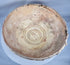 Ancient Eastern Mediterranean ceramic bowl with cream slip decoration and centuries of archaeological weathering.