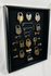 Antique locks and keys display showcasing early security mechanisms from the industrial era