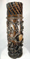 Carved wooden architectural fragment from an Edo-period Japanese temple