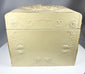 Historic collar storage box with Arrow De Luxe collars and silk interior