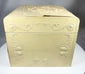 Antique collar box with silk lining and period detachable shirt collars