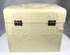 Edwardian gentleman accessory box with embossed design and linen collars
