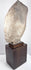 Opposite profile of the Egyptian-inspired royal portrait sculpture with weathered grey surface