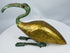 Mixed-media Egyptian Revival bird sculpture depicting the sacred ibis associated with the ancient Egyptian god Thoth.