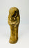 Weathered sandstone ushabti statue standing upright for product photography.