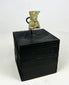 small egyptian sekhmet amulet with suspension hole reverse
