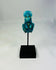 Blue Egyptian faience amulet of Sekhmet, 1070–664 BC