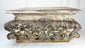 Historic architectural salvage piece with floral and foliate carving, later adapted as stand