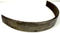 Antique forged steel armor band with a thick curved structure, subtle hammering marks, and centuries of surface aging.