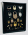 Antique locks and keys shadow box with industrial and historical character