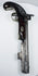 Fenton London antique percussion pistol showing engraved lock, hammer and octagonal steel barrel