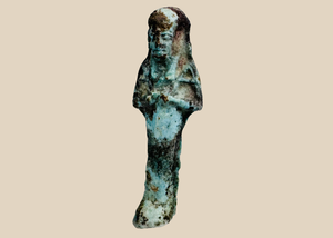 Ouchebti momiforme en faïence égyptienne ancienne | Circa 600 – 30 av. J.-C.