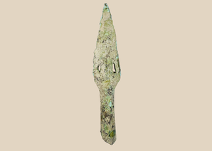 Ancient Pierced-Blade Bronze Spearhead | Circa 500 BCE – 300 CE
