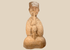 Ancient Chinese Han Dynasty terracotta seated musician figure