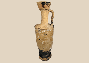 Ancient Greek Black-Figure Oil Vessel | Circa 6th – 5th Century BCE