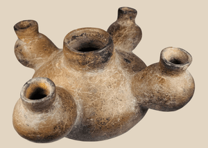 Ancient Colima Five-Spout Ceramic Vessel | West Mexico | Circa 200 BCE – 500 CE