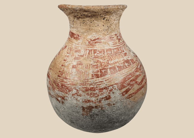 Pre-Columbian Greater Nicoya polychrome ceramic vessel