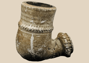 Antique African Pottery Tobacco Pipe Bowl | Circa 1880 – 1920